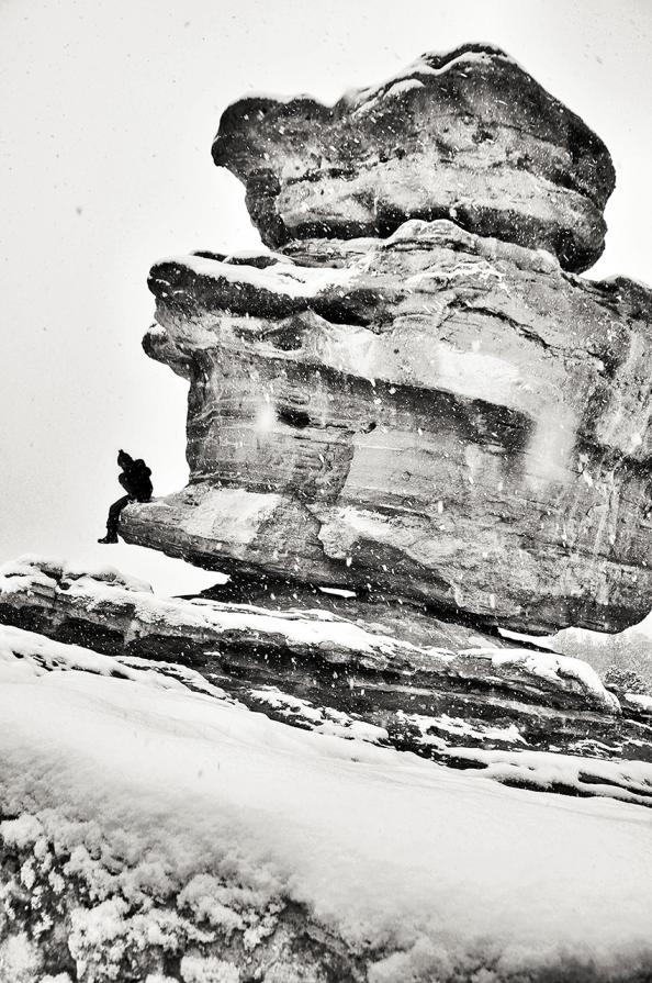 Blizzard in the Garden of the Gods