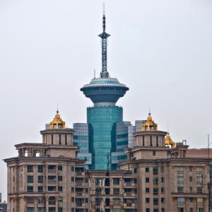 China. Shanghai. Contrasts between old and new 1/2