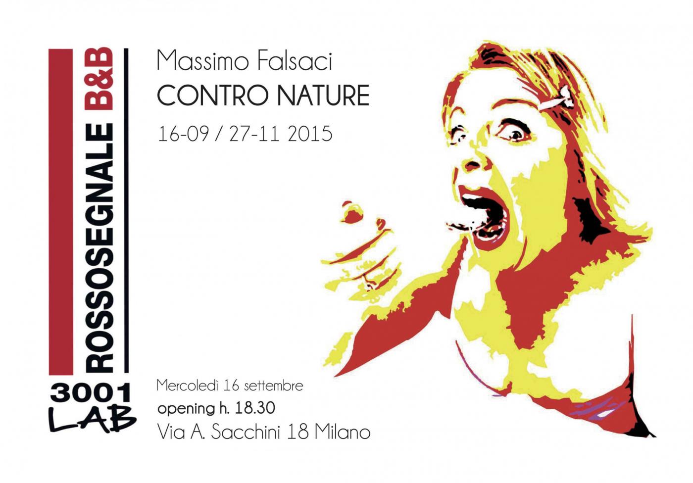 "Against nature-s" Massimo Falsaci solo exhibition at RossoSegnale 3001LAB Milano