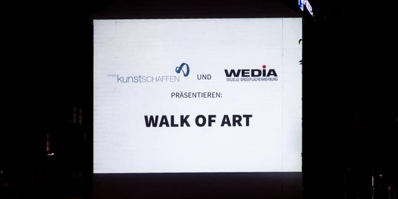 Kunstschaffen - Walk of Art - Beamboard Naschmarkt - dall 1. Agosto fin da 15. Agosto - Vienna