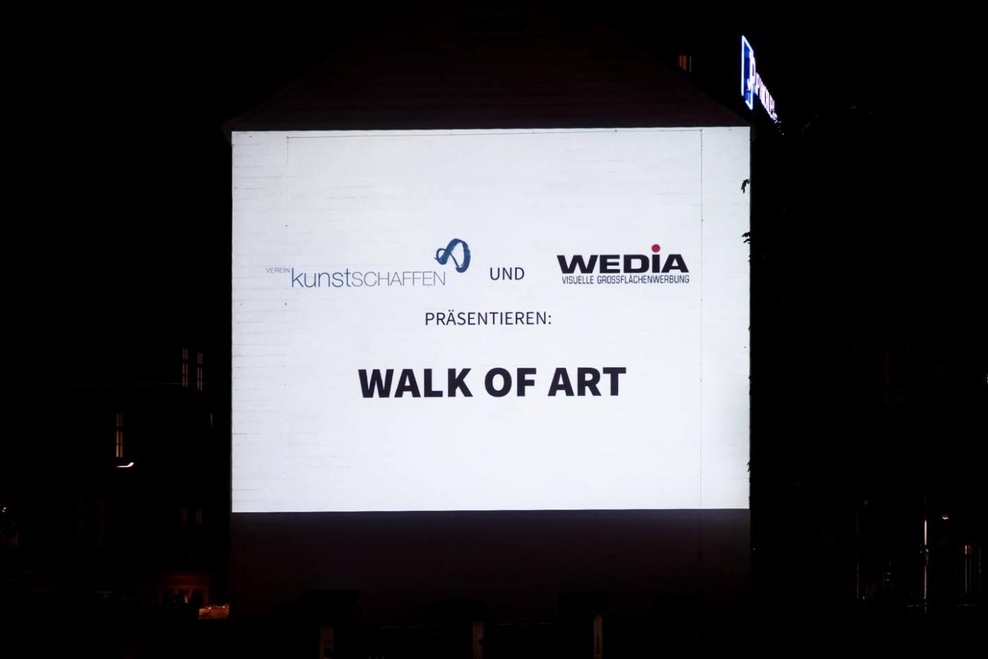 Kunstschaffen - Walk of Art - Beamboard Naschmarkt - dall 1. Agosto fin da 15. Agosto - Vienna