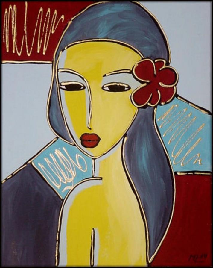 Marianne Lange (Germania) – Isette - tecnica mista tela - 24 x 30 