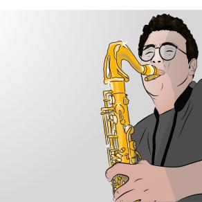 Julián the saxman