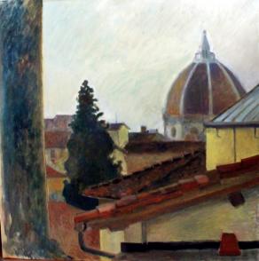 Cupola Brunelleschi dall'Accademia