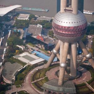 China. Shanghai. Contrasts between old and new 2/2