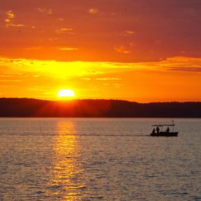 Sunset in Cienfuegos (Cuba)