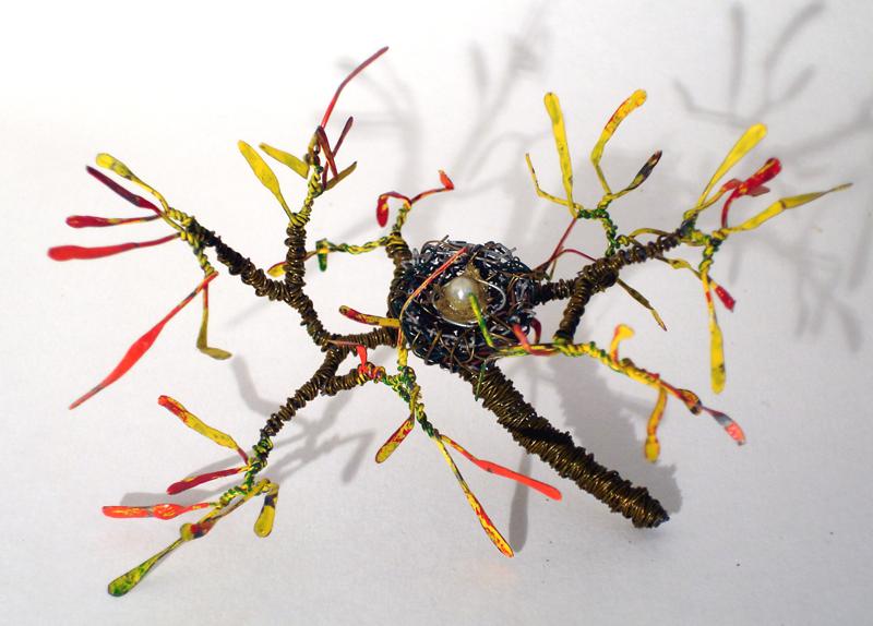 BIRD NEST  No.8 - Wire Sculpture 