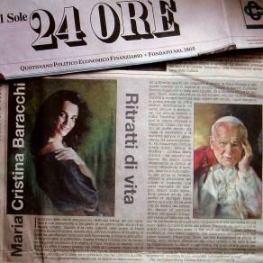 IL SOLE 24 ORE: Maria Cristina Baracchi "Ritratti di vita"