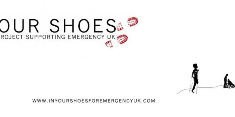 COMUNICATO STAMPA-IN YOUR SHOES per Emergency UK®