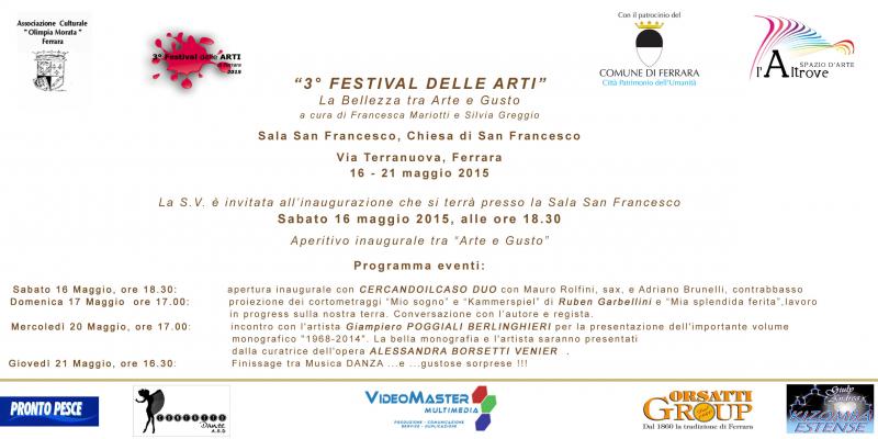 3° FESTIVAL DELLE ARTI