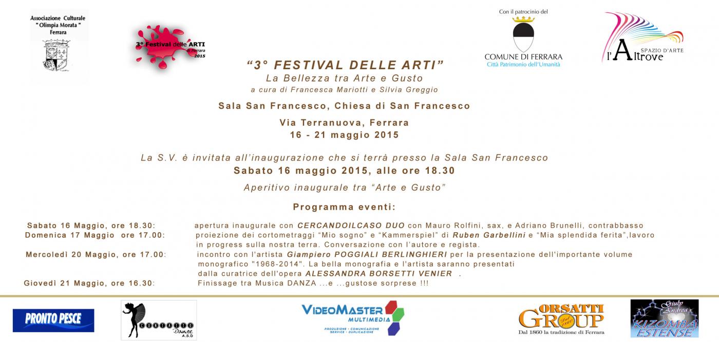 3° FESTIVAL DELLE ARTI