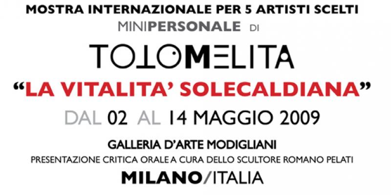 Mostra personale di pittura di TOTO' Melita