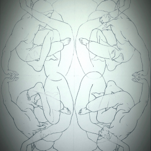 Leap Frog Wallpaper Sketch