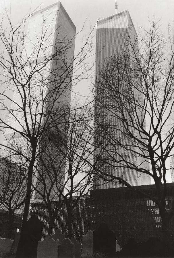 S. Peter’s churchyard, at the back of the Twin Towers. N.Y. dec. 1989.