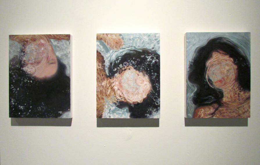 Underwater Studies I, II, III: Self-Refraction Tryptych