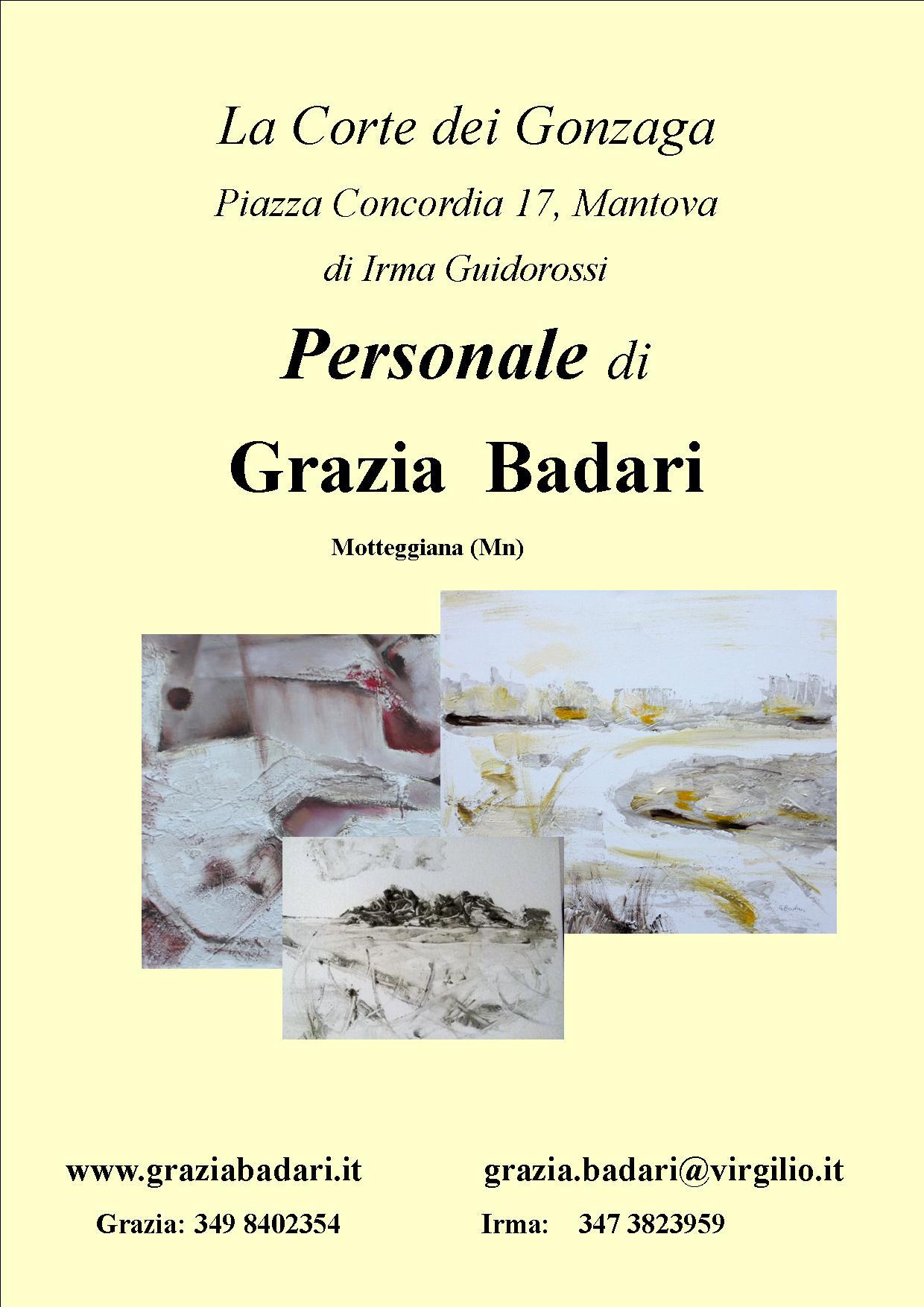 Personale di Grazia Badari