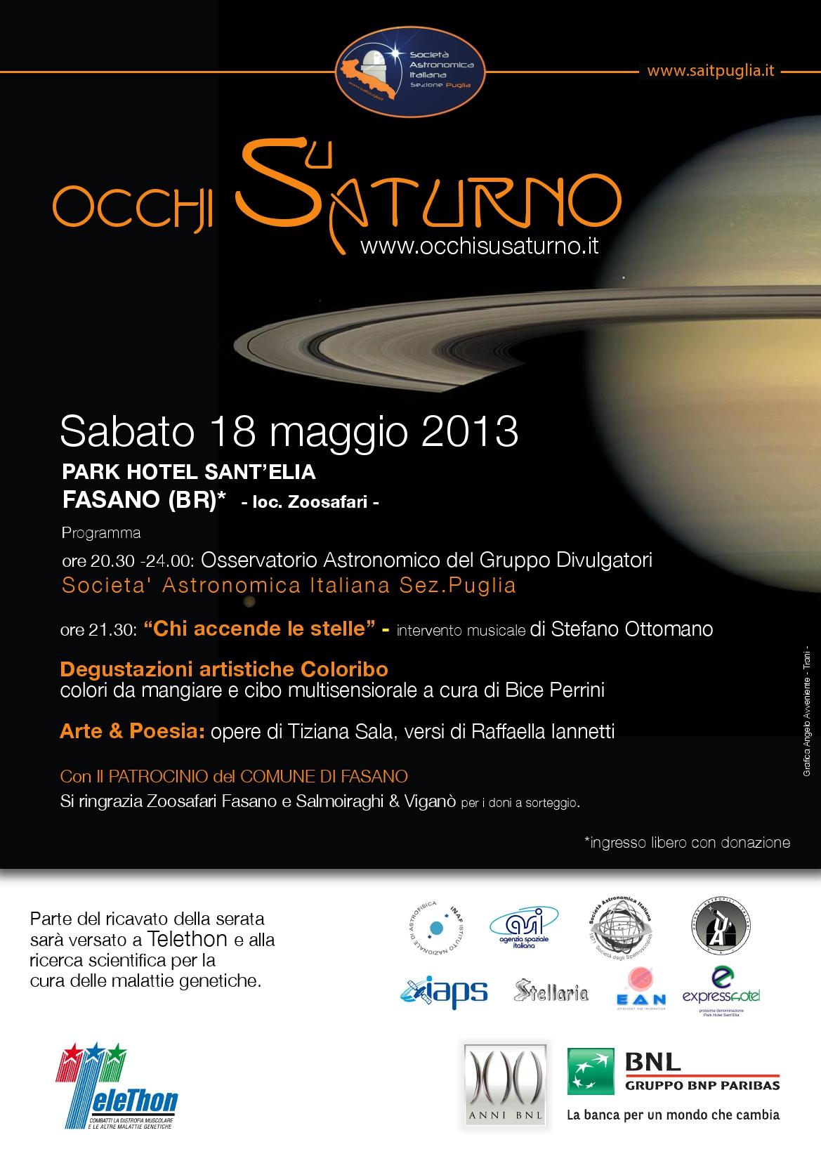 occhi su saturno