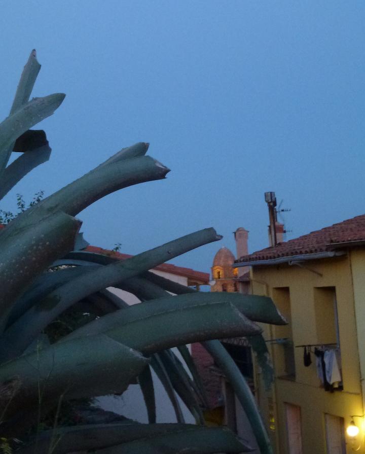 La nuit tombe sur Collioure