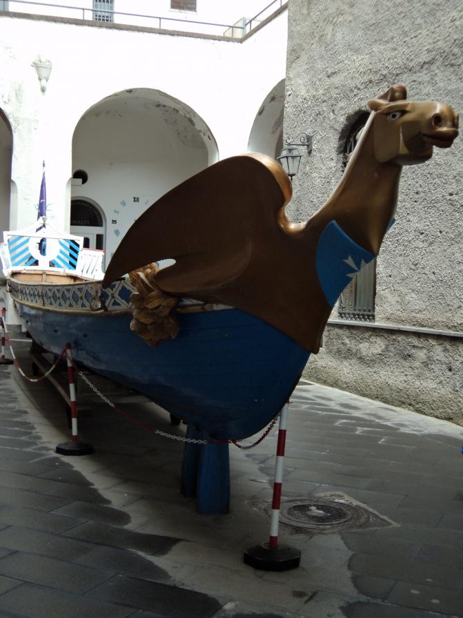 AMALFI - BARCA DA REGATA