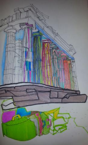 Athens drawing