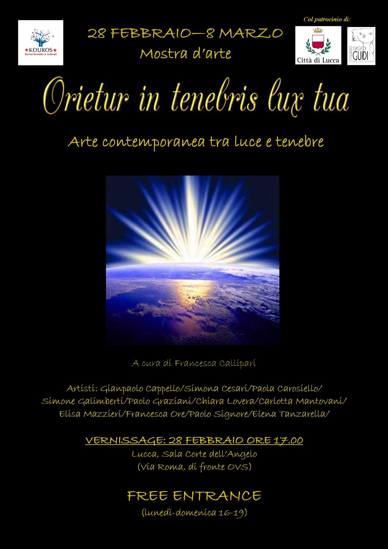 Orietur in tenebris lux tua .... Arte contemporanea tra luce e tenebre