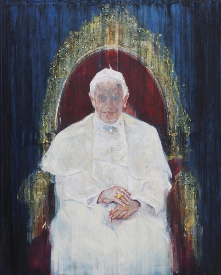  Papa; 110x90cm, olio su tela; 2012