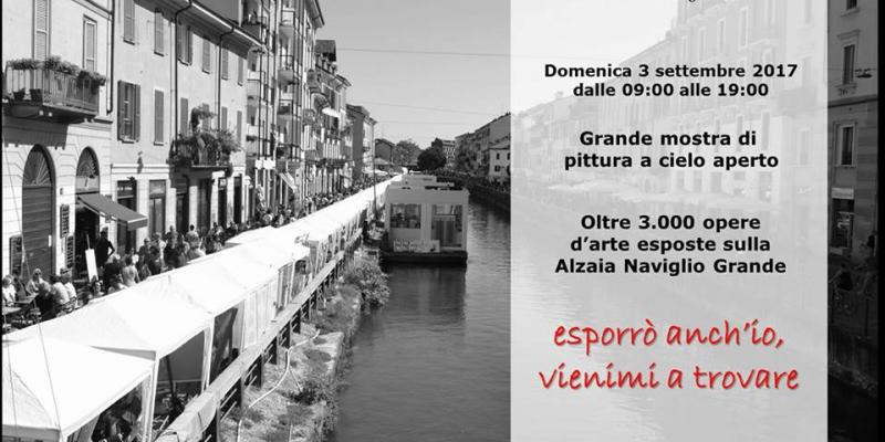 Mostra d' Arte in strada, Alzaia Naviglio Grande Milano