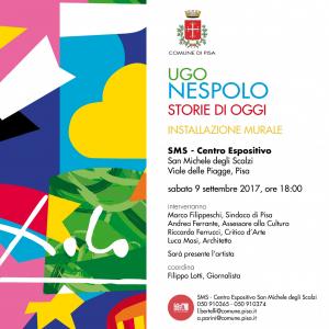 Ugo Nespolo, quattro murales all'SMS