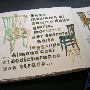 Le sedie (libro d'artista)