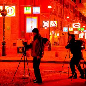 L'amore non fa rumore - installazione per Luci d'Artista, Torino 1998-2015