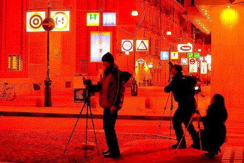 L'amore non fa rumore - installazione per Luci d'Artista, Torino 1998-2015