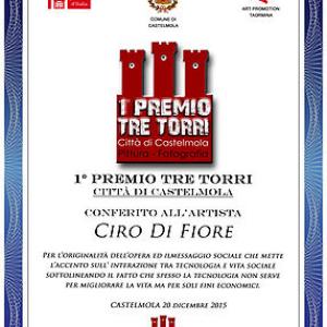 Targa del Primo Premio Tre Torri