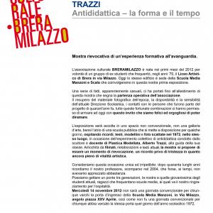 TRAZZI la forma e il tempo