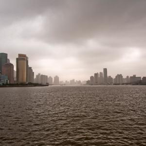 China. Shanghai. Contrasts between old and new 1/2