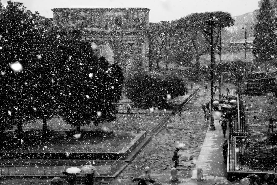 Neve a Roma - Fori