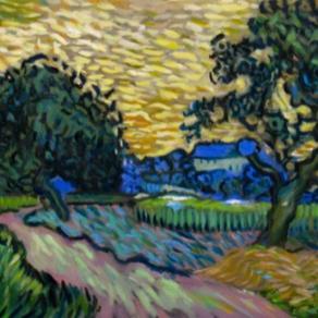 Paesaggio al Crepuscolo (dopo Van Gogh)