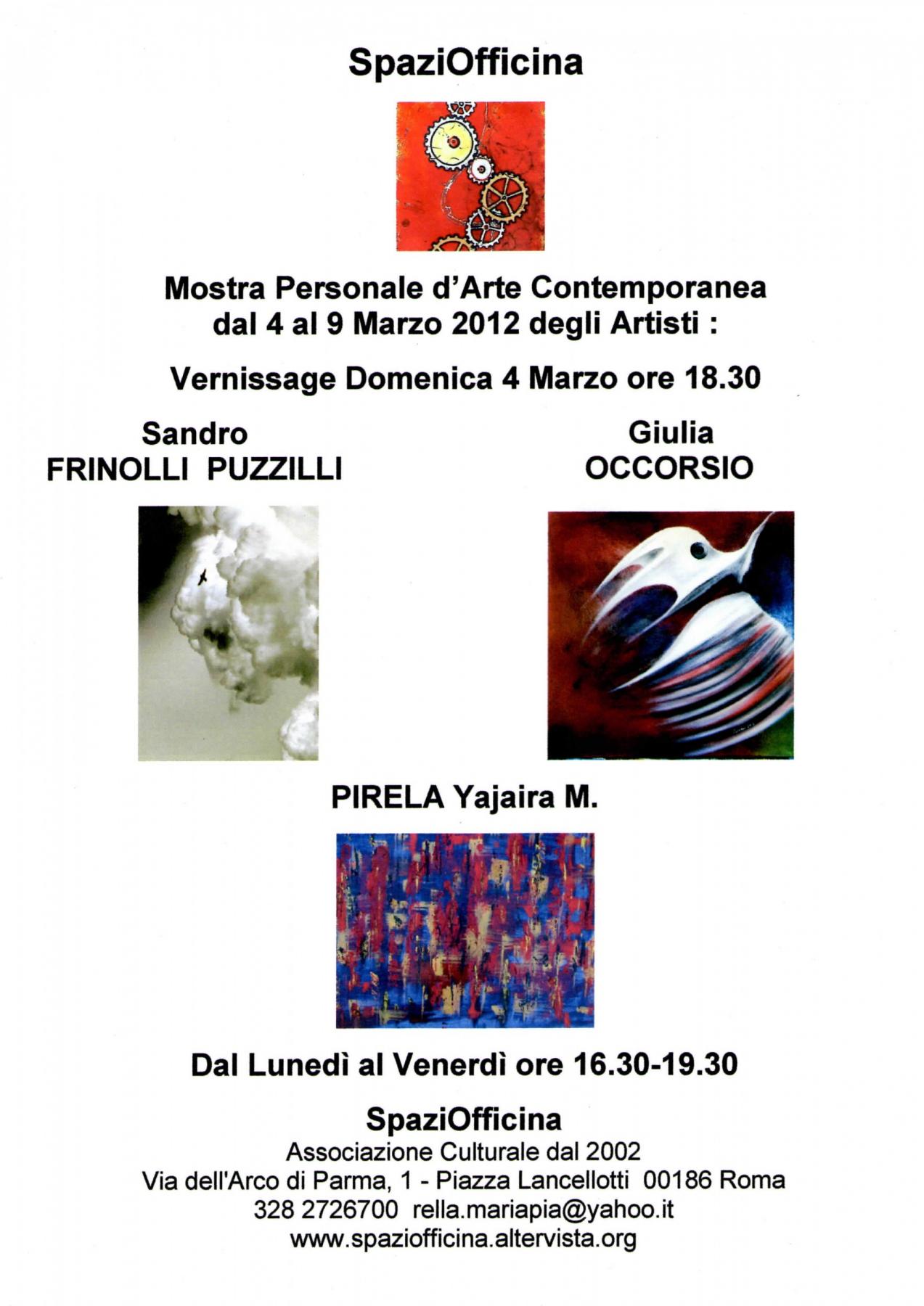 MOSTRA PERSONALE D'ARTE CONTEMPORANEA