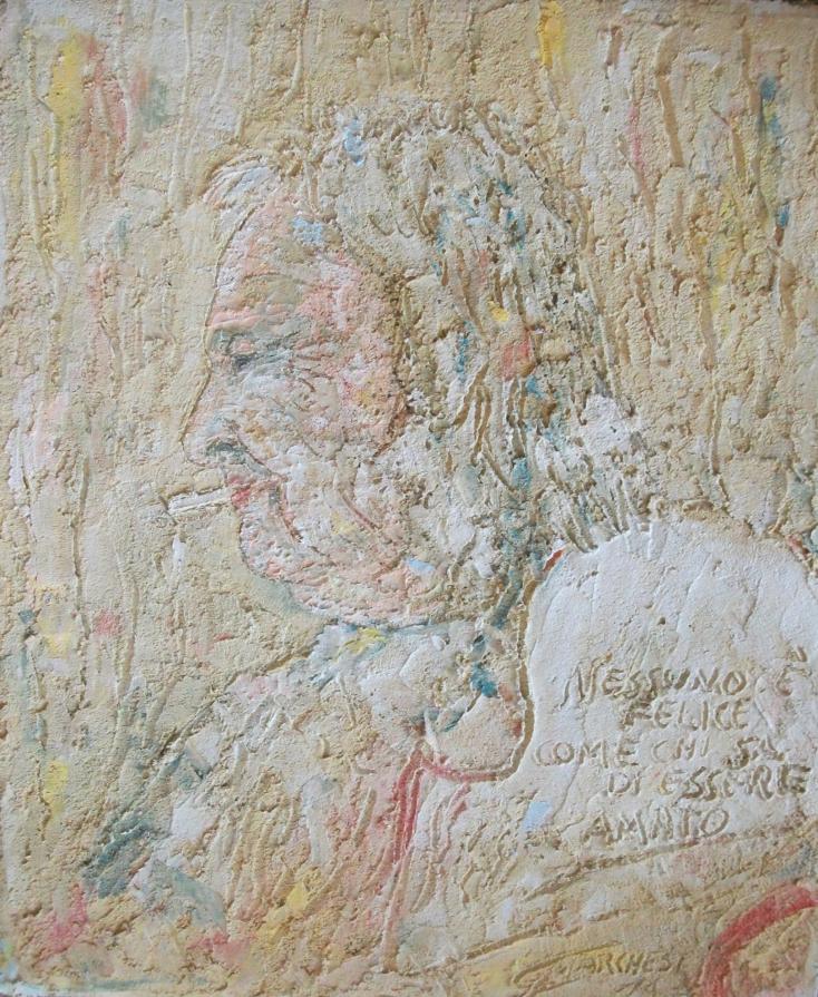 RITRATTO DI ALDA MERINI (AFFRESCO)