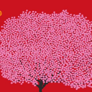 Cherry Blossoms and Vermillion – Memorial to Nanjing. Historical events that became imbedded in my memory as images which wrench themselves out of a place to be revealed. Part of me is still the child listening to stories my mother told me about growing u