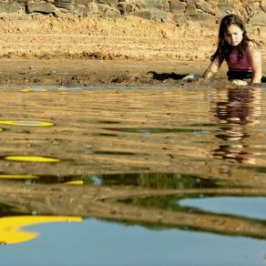 girl in the river