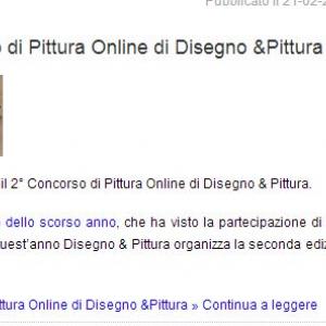 2 concorso di pittura online - disegno e pittura