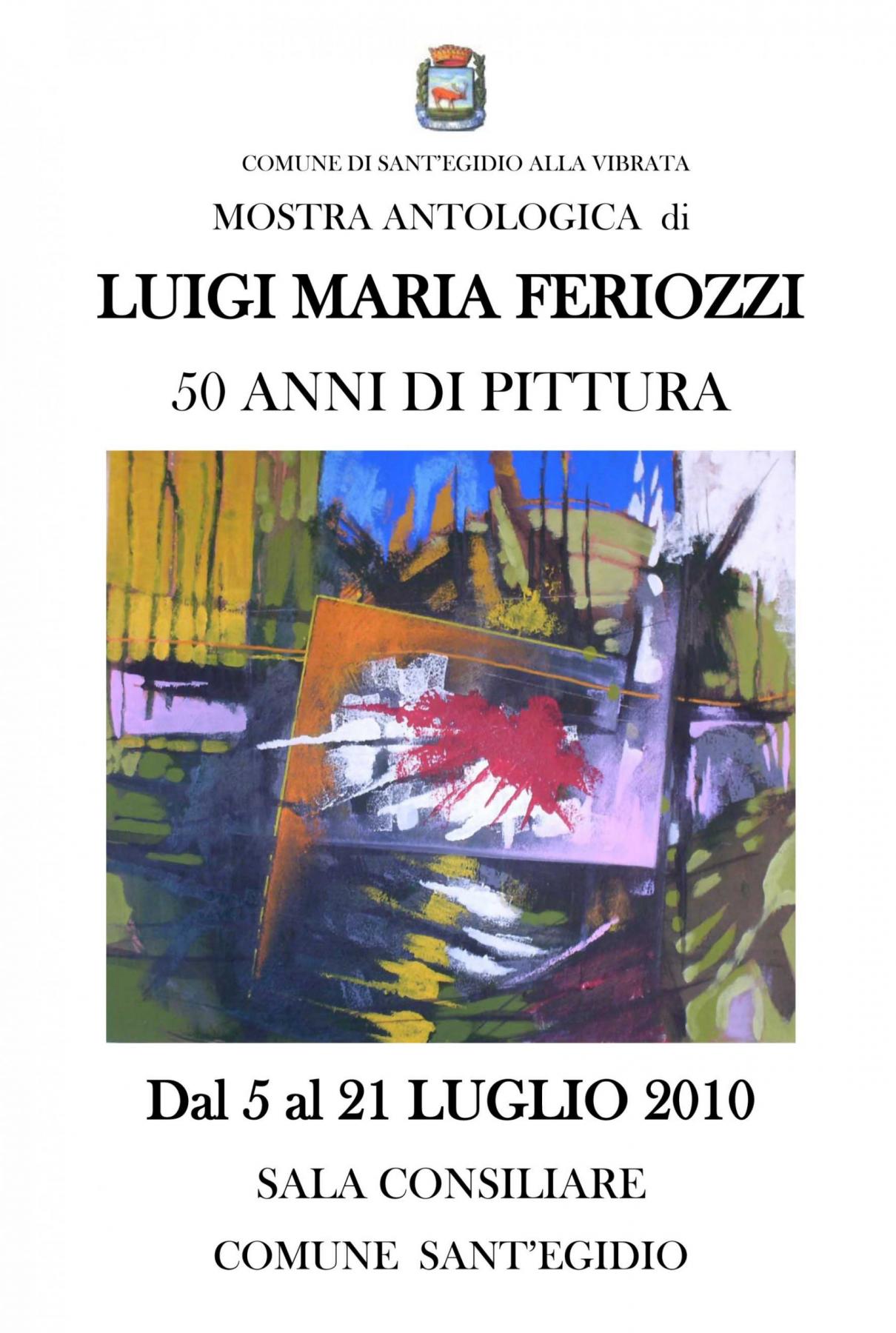 MOSTRA  ANTOLOGICA  di LUIGI MARIA FERIOZZI  CINQUANTANNI DI PITTURA