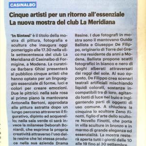 IN SINTESI al Club Meridiana di Casinalbo di Modena 