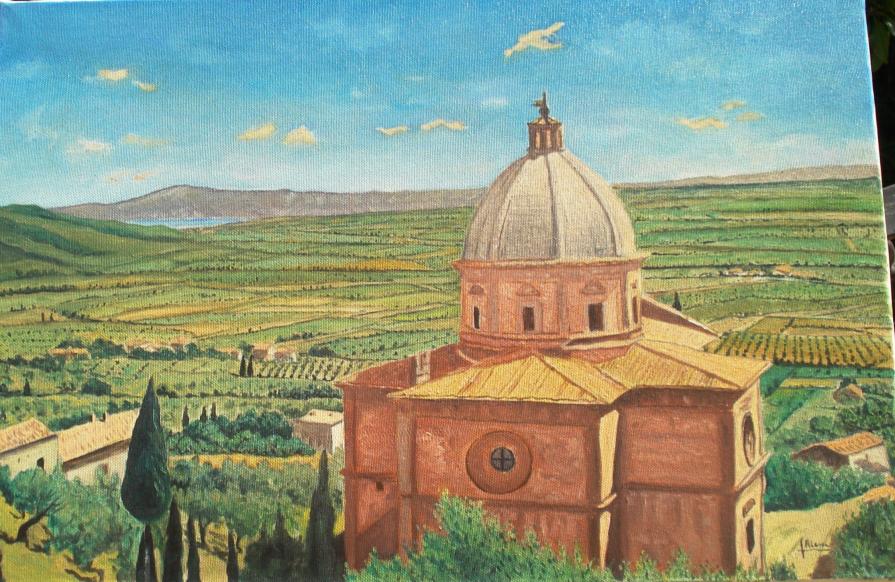 Francesco Alesci – Paesaggio toscano