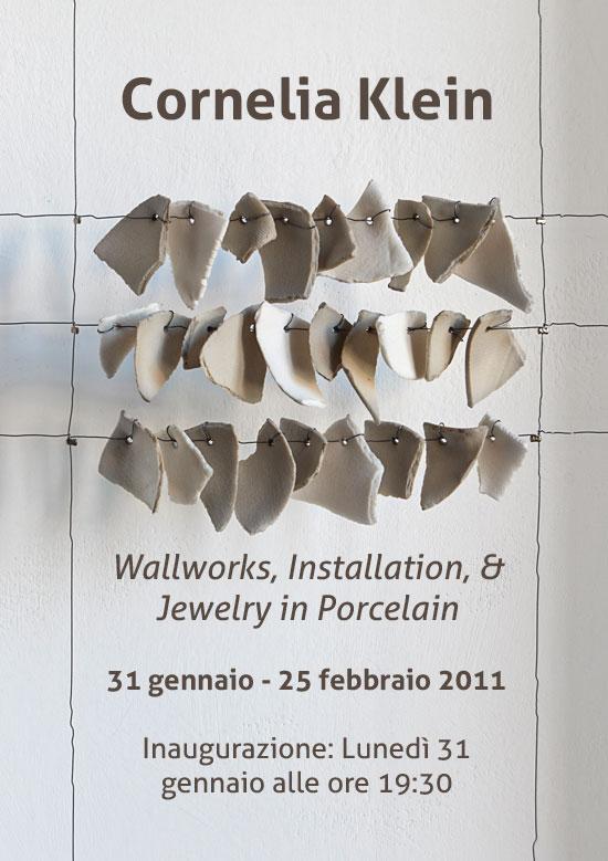 Cornelia Klein: Wallworks, Installation, & Jewelry in Porcelain