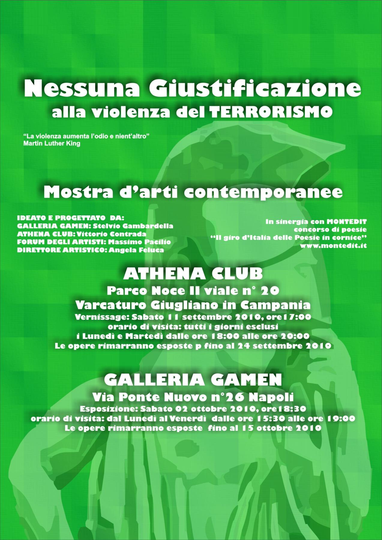 nessuna giustificazione (alla violenza del terrorismo)