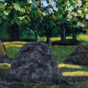 Haystacks in the Orchard