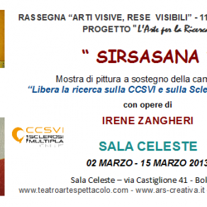 Invito Mostra personale di Irene Zangheri in Sala Celeste