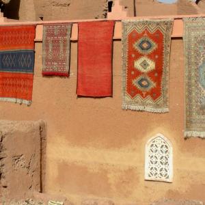 Morocco, red clay, ocher, yellow