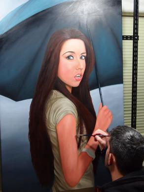 Pintura em progresso! / Painting in progress!